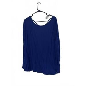Old Navy  Blue Long Sleeve Top with Back Strap NWT